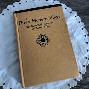 Vtg 1954 Three Modern Plays Book